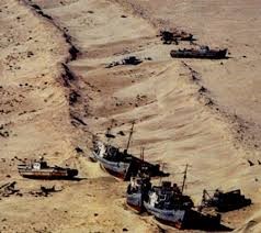 تبدیل دریای بزرگ آرال به یک بیابان هشداری برای بشریت
